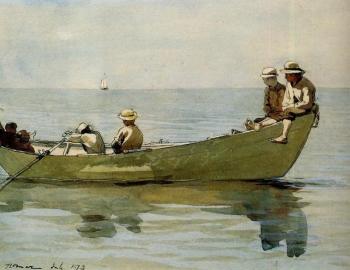 Winslow Homer : Seven Boys in a Dory